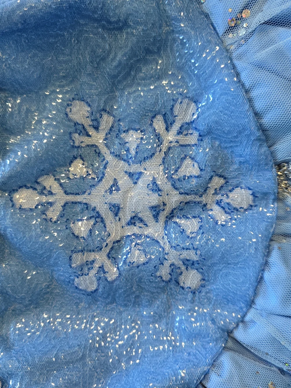Frozen light blue